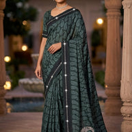 Contemporary Printed Saree with Blouse Piece for Premium Wear | SSR-ANTRA