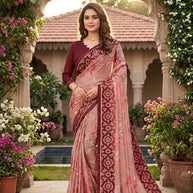Stylish Printed Saree with Blouse Piece for Traditional Celebrations | RDD-SAPPHIRE VOL-2