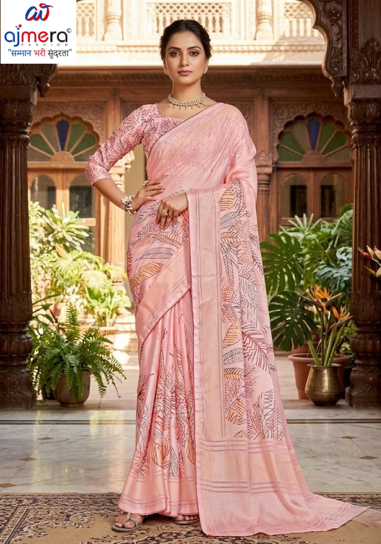 Chic Printed Saree with Blouse Piece for Sophisticated Ethnic Style  | RDD-PRACHI VOL-03