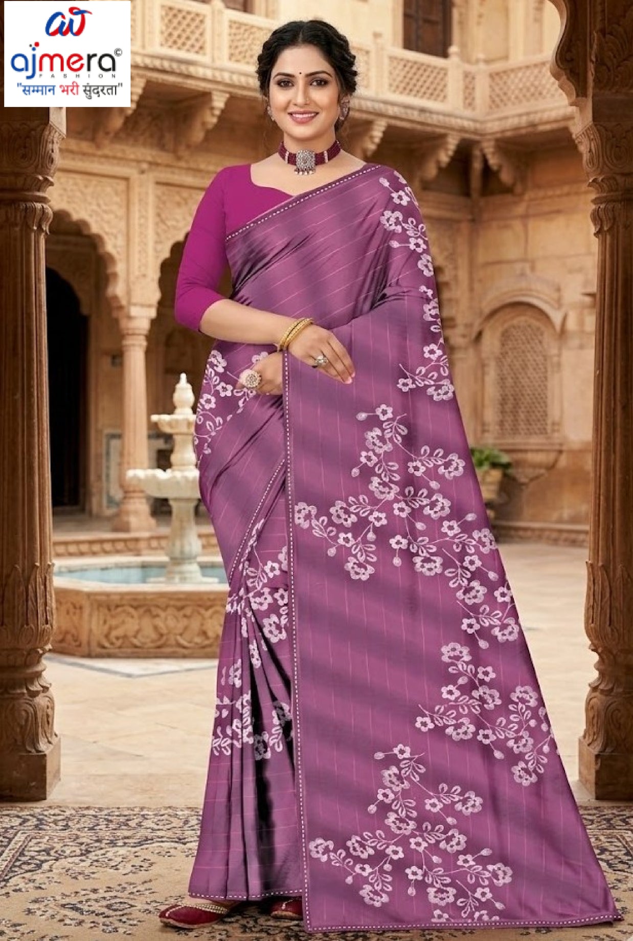 Exclusive Printed Saree with Blouse Piece for Elegant Ethnic Look | GLC-PARINDA