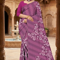 Exclusive Printed Saree with Blouse Piece for Elegant Ethnic Look | GLC-PARINDA