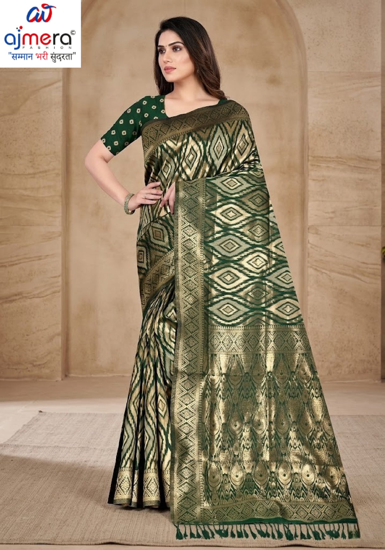 Graceful Jacquard Silk Saree with Blouse Piece for Timeless Ethnic Fashion | TUL-ROMA COTTON VOL-02
