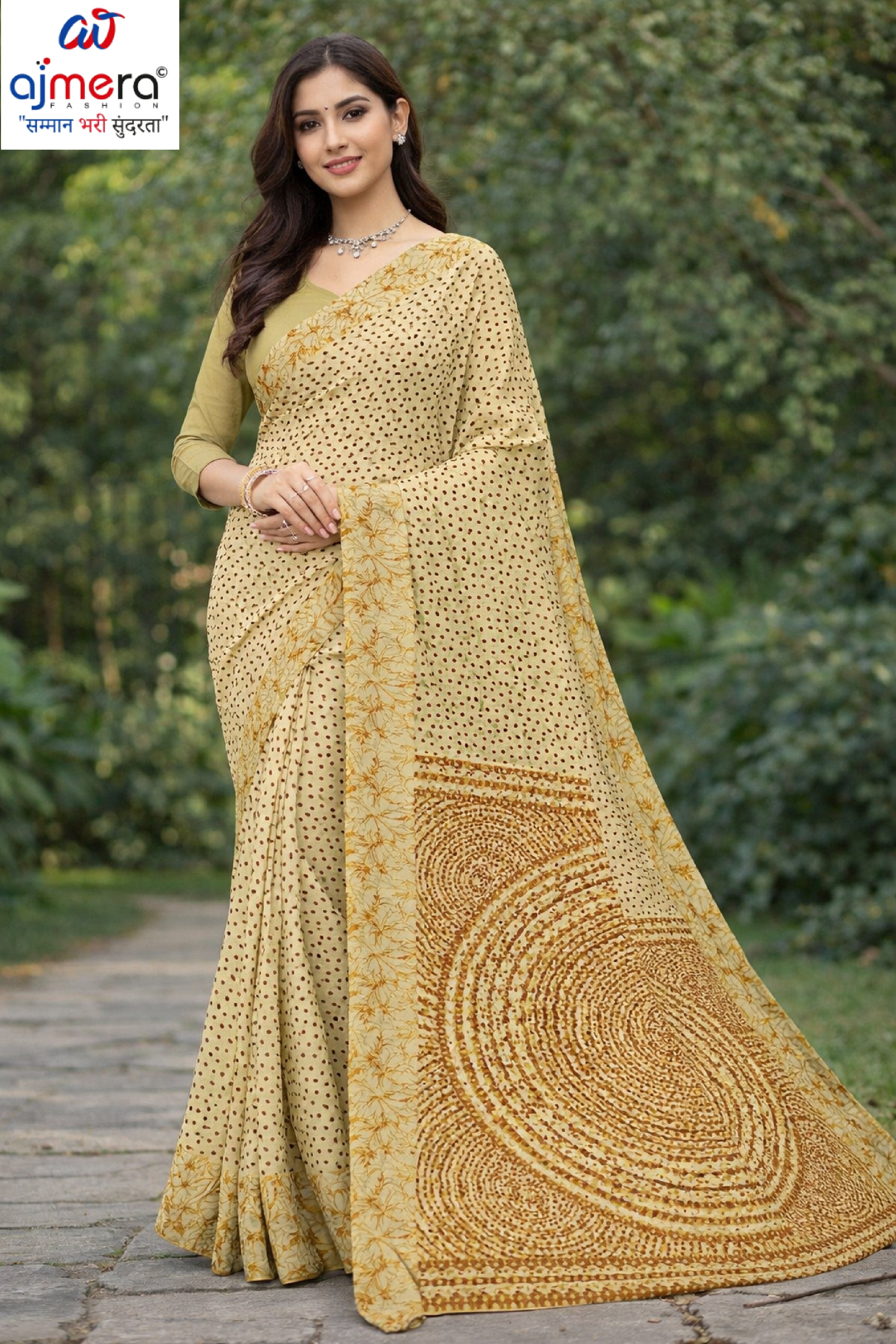 Reniyal Print Loose Saree with Blouse for Premium Ethnic and Traditional Wear | SGR-PADMA