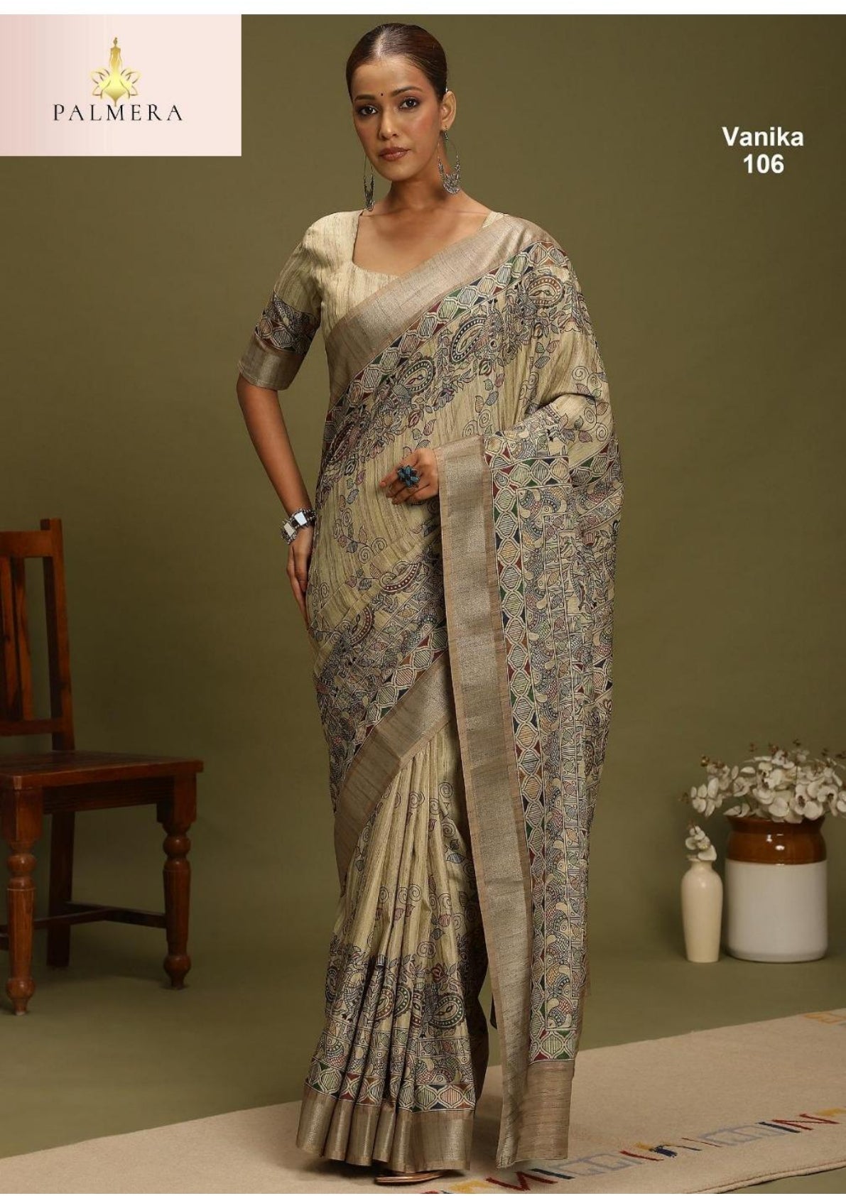Palmera Saree Manufacturer and Palmera Saree Supplier | ALL-VANIKA VOL-01