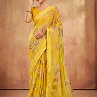 Beautiful Printed Saree with Blouse Piece for Cultural Celebrations  | RDD-TATVAM VOL-03