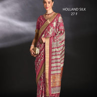 Silk Kota Silk Saree with Blouse for Premium Ethnic and Traditional Wear | ALL-HOLLAND SILK-27