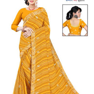 Premium Printed Saree with Matching Blouse Piece for Ethnic Elegance  | TD-TANVI