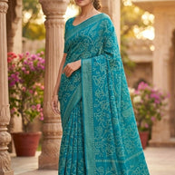 Graceful Printed Saree with Blouse Piece for Modern Ethnic Fashion | SSR-FESTIVAL