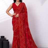 Beautiful Printed Saree with Blouse Piece for Cultural Celebrations | RMF-SUHAGAN VOL-4