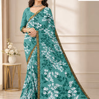 Trendy Printed Saree with Blouse Piece for Women’s Ethnic Wardrobe  | TTS-RATNALEKHA