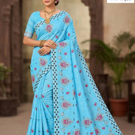 Handloom Cotton Saree with Without Blouse for Premium Ethnic and Traditional Wear | PJA-HETAL
