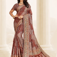 Graceful Printed Saree with Blouse Piece for Modern Ethnic Fashion | RDD-INDIRA VOL-03
