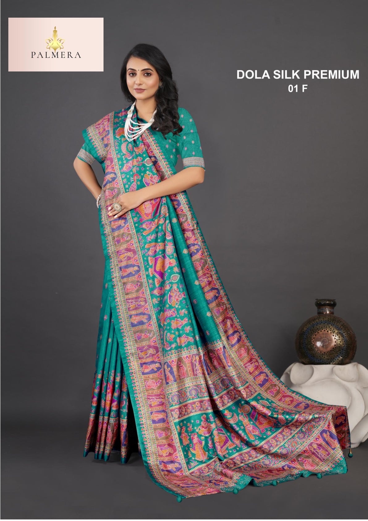 Dola Silk Premium Art Silk Saree with Blouse for Premium Ethnic Wear | ALL-DOLA SILK PREMIUM-01