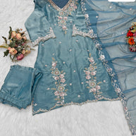 Designer Graceful Kurti Set for Women | TOS-SAZIZ