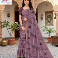 Premium Printed Saree with Matching Blouse Piece for Ethnic Elegance  | GPT-BIJLI-1