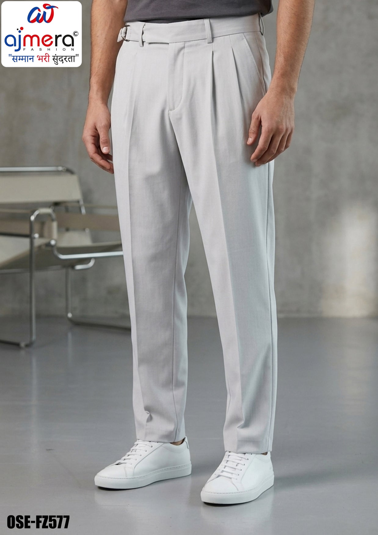 Premium Men's Formal Pant for Office & Business Wear | OSE-FZ577