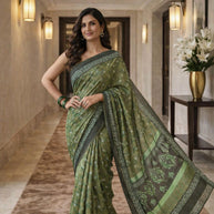 Exclusive Printed Saree with Blouse Piece for Elegant Ethnic Look | RMF-BAHURANI VOL-4