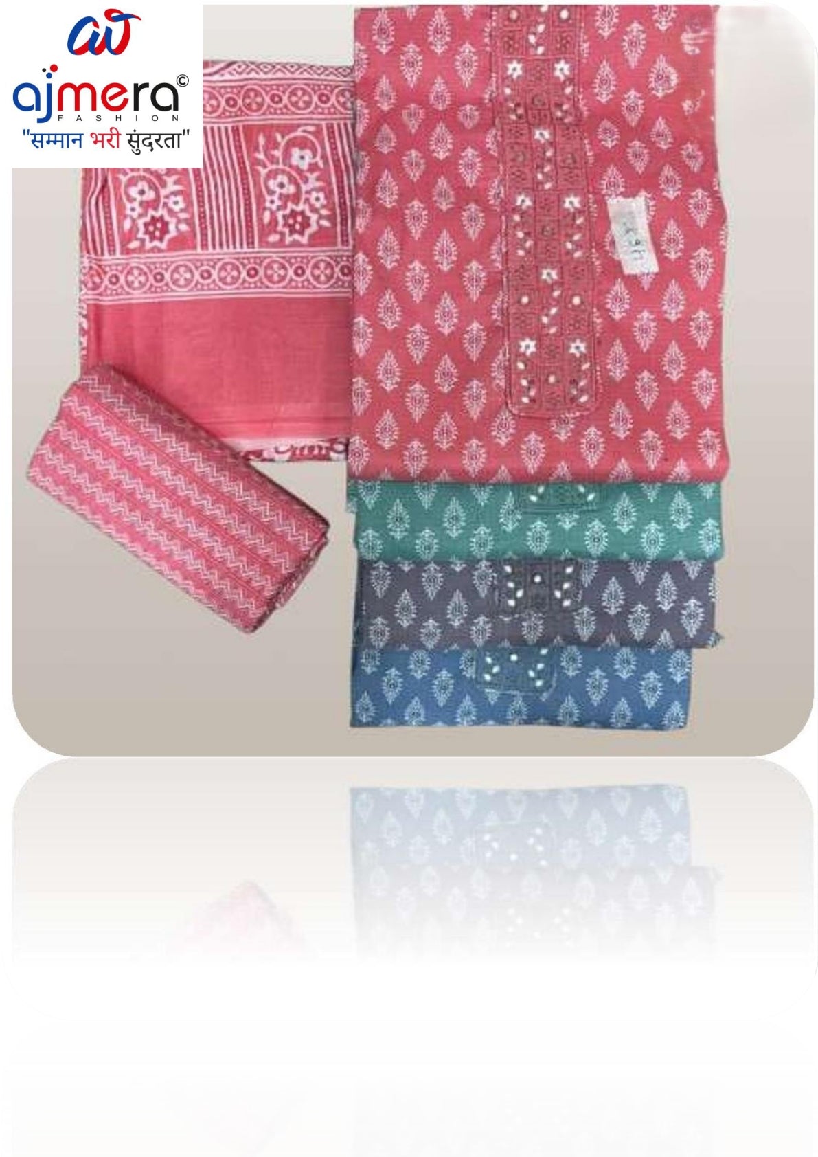 Premium Cotton Unstitched Suit Set | SPT-ADITI