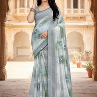 Graceful Printed Saree with Blouse Piece for Modern Ethnic Fashion | TTS-SAJAWAT VOL-2