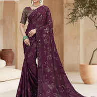 Trendy Printed Saree with Blouse Piece for Women’s Ethnic Wardrobe  | RDD-YUKTI VOL-56