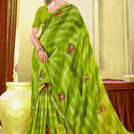 Chic Printed Saree with Blouse Piece for Sophisticated Ethnic Style | PRM-RAJNI