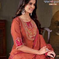 Designer Royal Ethnic Kurti Set for Women | JMH-1536