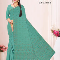 Suti Cotton Saree with Blouse Piece for Premium Ethnic and Traditional Wear | DFL-SANVI-07