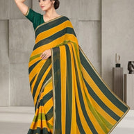 Chic Printed Saree with Blouse Piece for Sophisticated Ethnic Style | VER-HEERA-43708