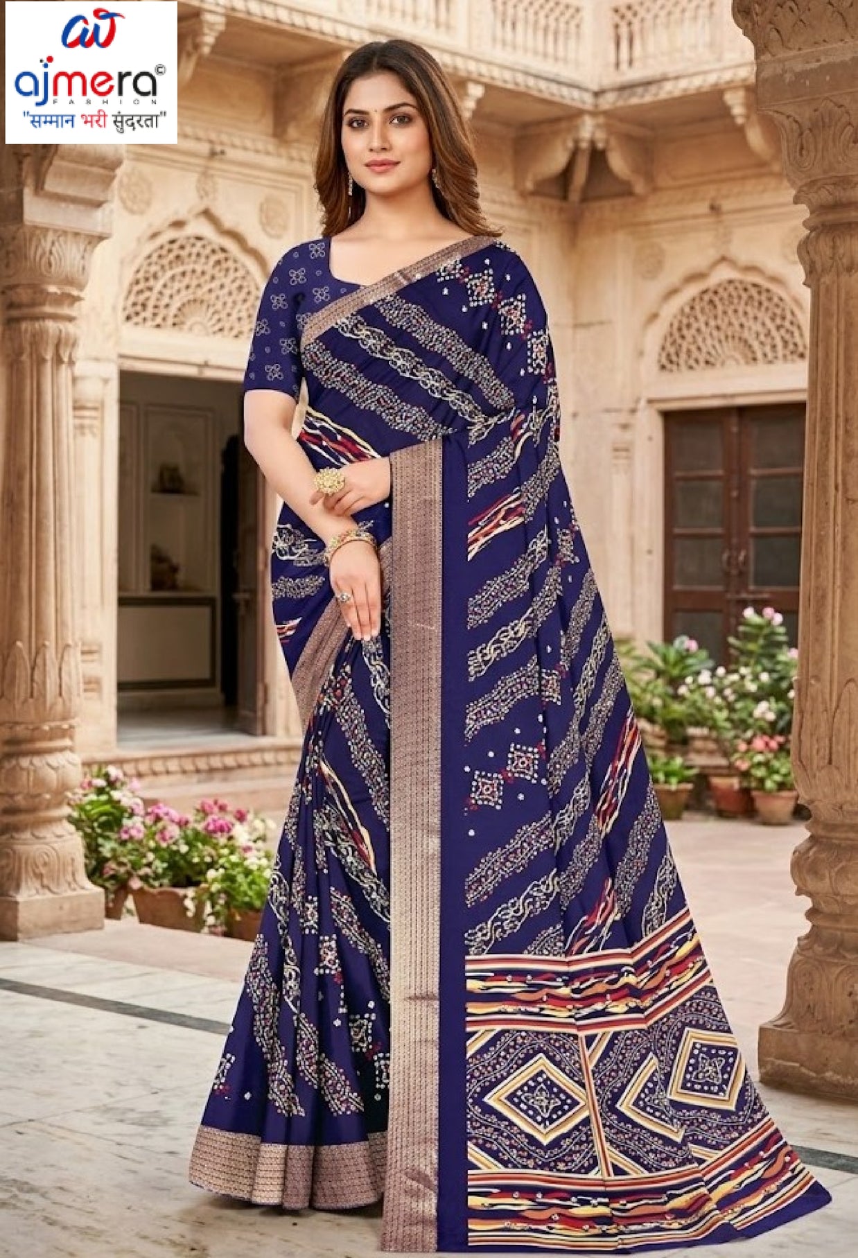Trendy Printed Saree with Blouse Piece for Women’s Ethnic Wardrobe | GLC-KANCHI SILK