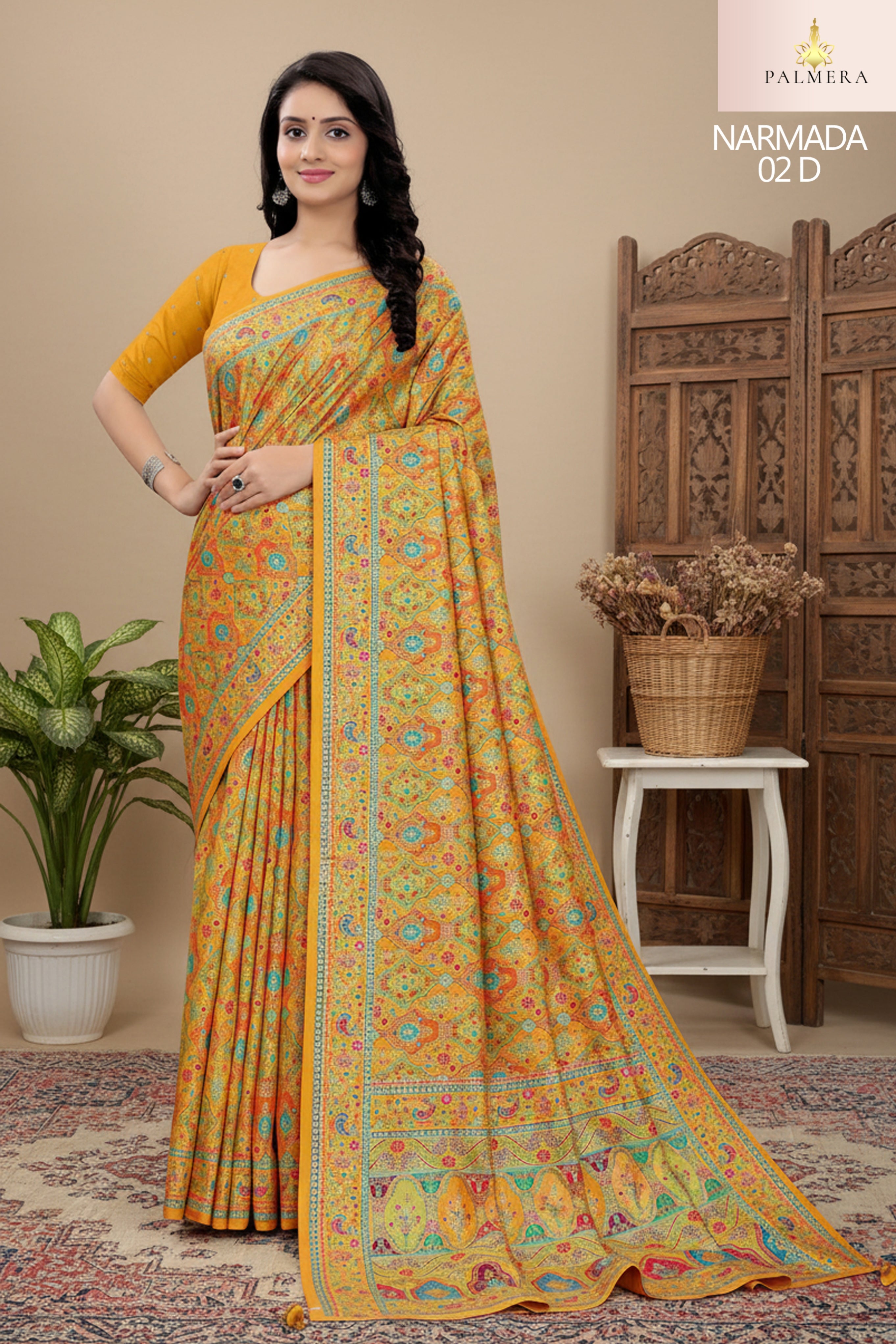 Palmera Saree Wholesaler and Palmera Saree Supplier | ALL-NARMADA-02