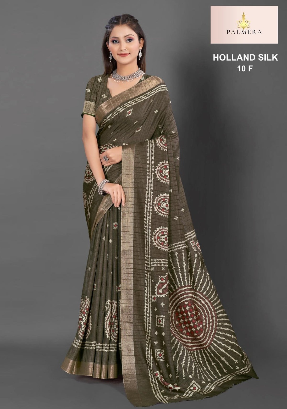 Holland Silk Handloom Silk Saree with Blouse for Premium Ethnic and Traditional Wear | ALL-HOLLAND SILK-10