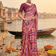 Graceful Printed Saree with Blouse Piece for Modern Ethnic Fashion | PRM-NEW FASHION