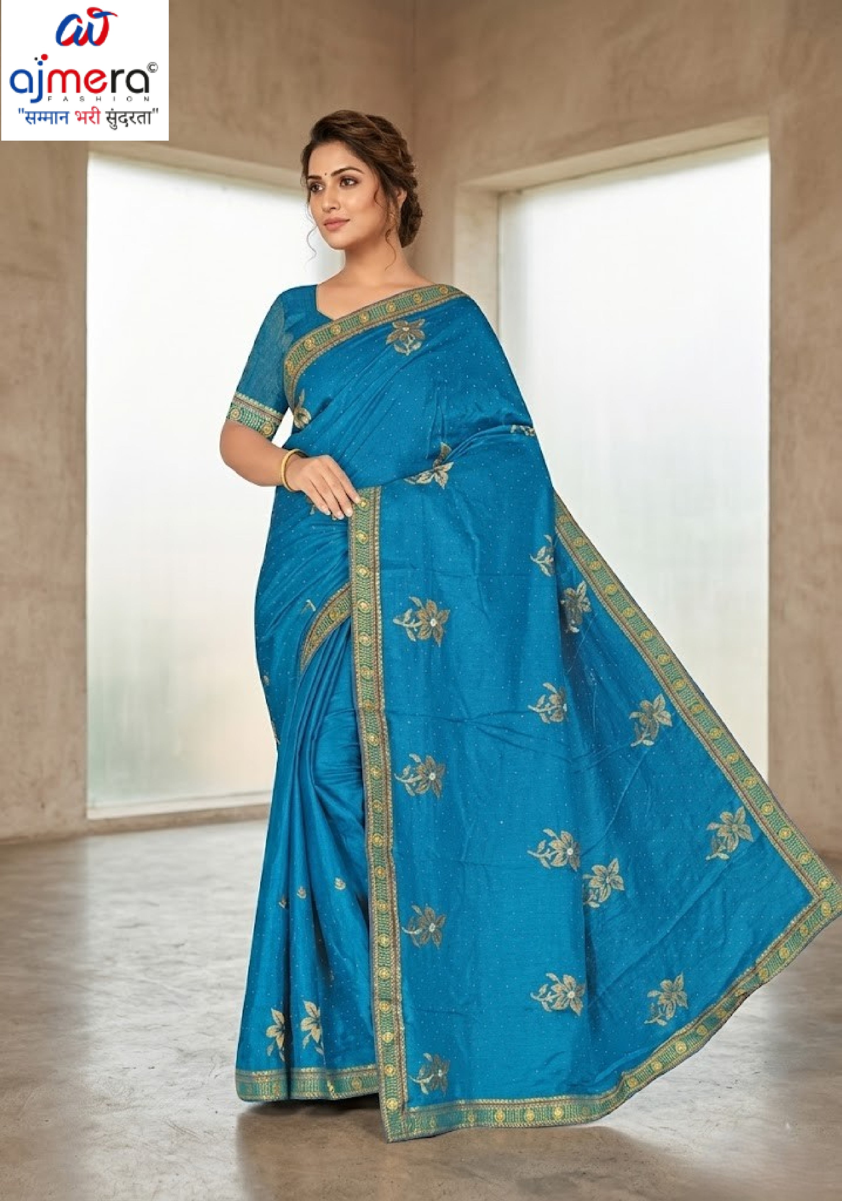 Fancy Matching Saree Wholesale with Blouse Piece for Premium Ethnic and Traditional Wear | VKM-VAYU