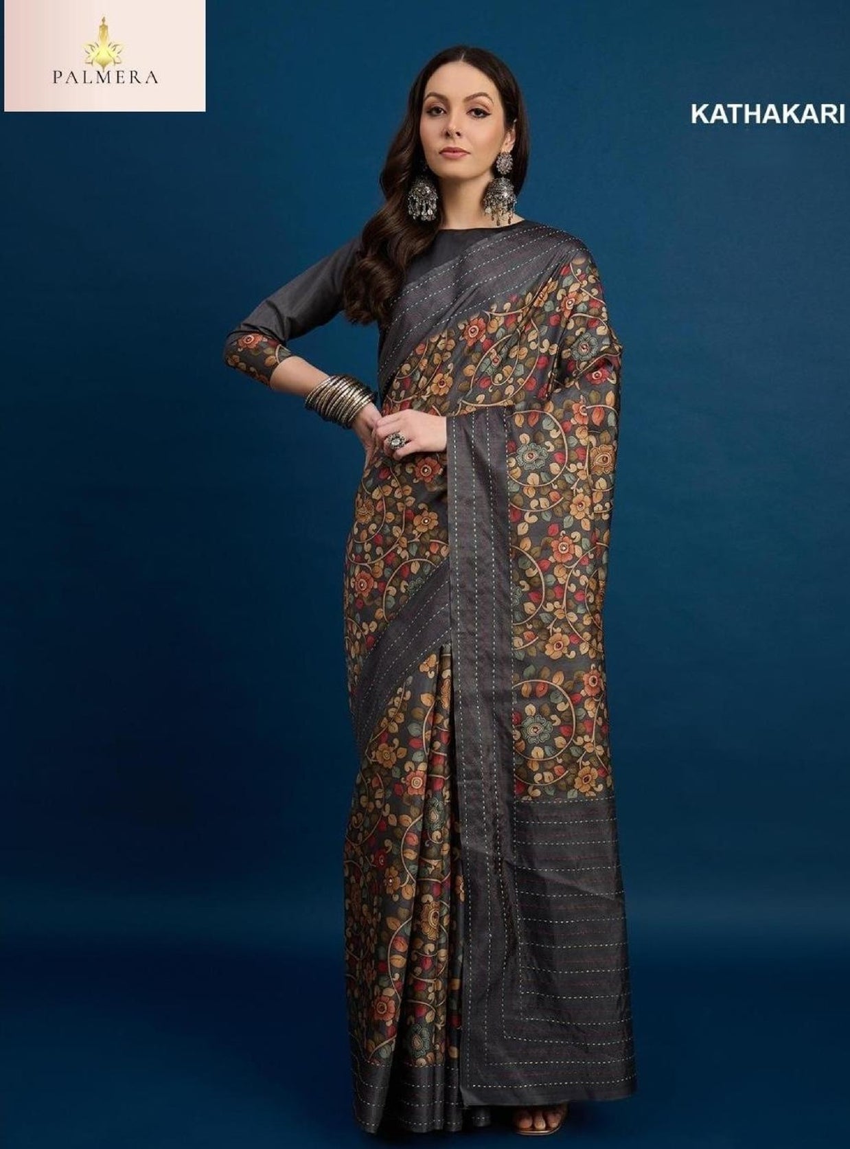 Palmera Saree Wholesaler and Palmera Saree Supplier | ALL-KATHAKARI VOL-02