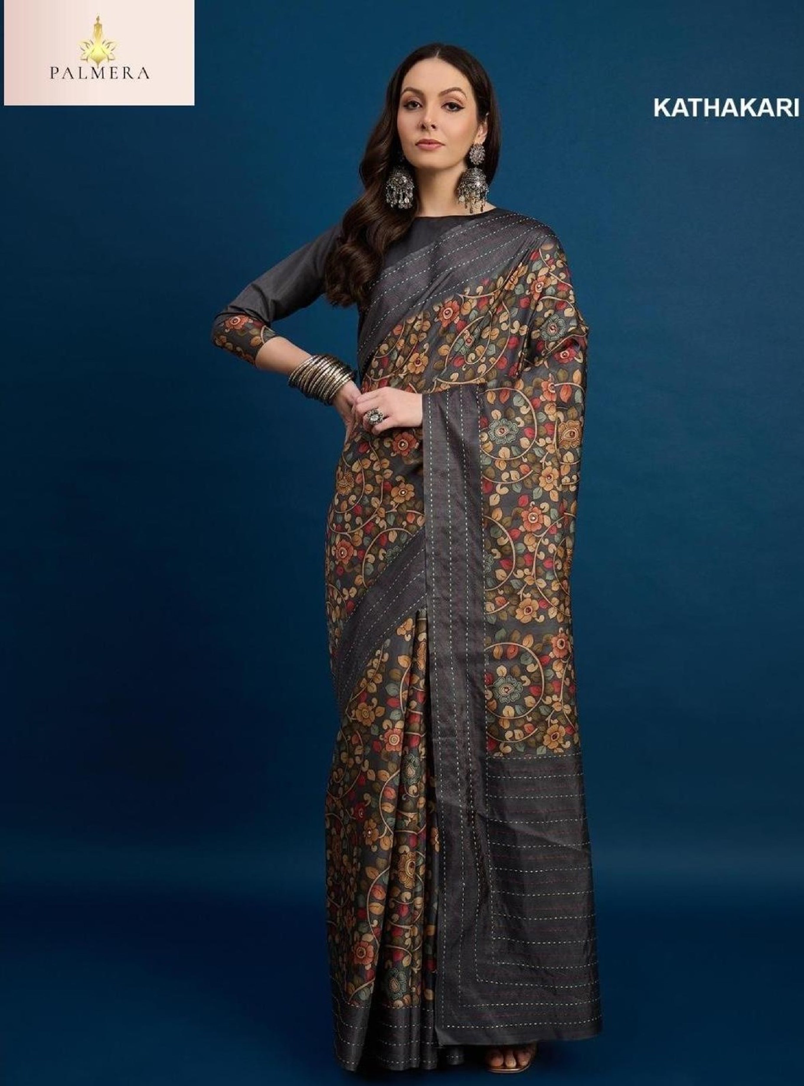 Palmera Saree Wholesaler and Palmera Saree Supplier | ALL-KATHAKARI VOL-02