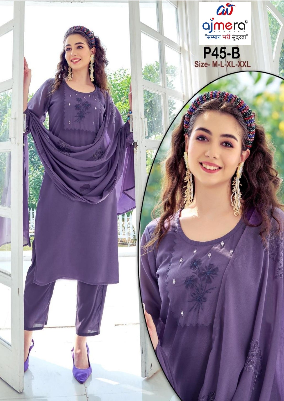 Designer Ethnic Kurti Set for Women | ISO-P45