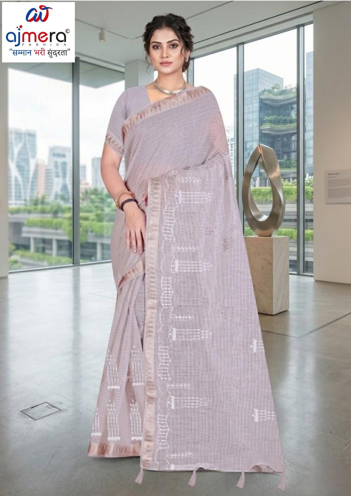 Elegant Jacquard Silk Saree with Designer Blouse Piece for Festive Elegance | MTE-25350