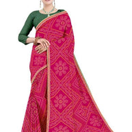 Trendy Printed Saree with Blouse Piece for Women’s Ethnic Wardrobe | TD-SAKHI