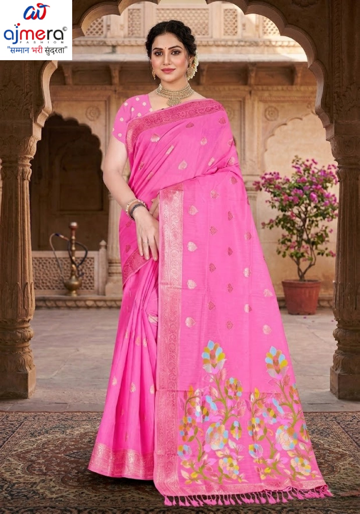 Graceful Elegance Jacquard Silk Saree With Blouse Piece | TUL-KOLAPURI COTTON