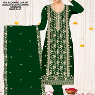 Premium Georgette Blooming Unstitched Suit Set | KVF-MARYAM