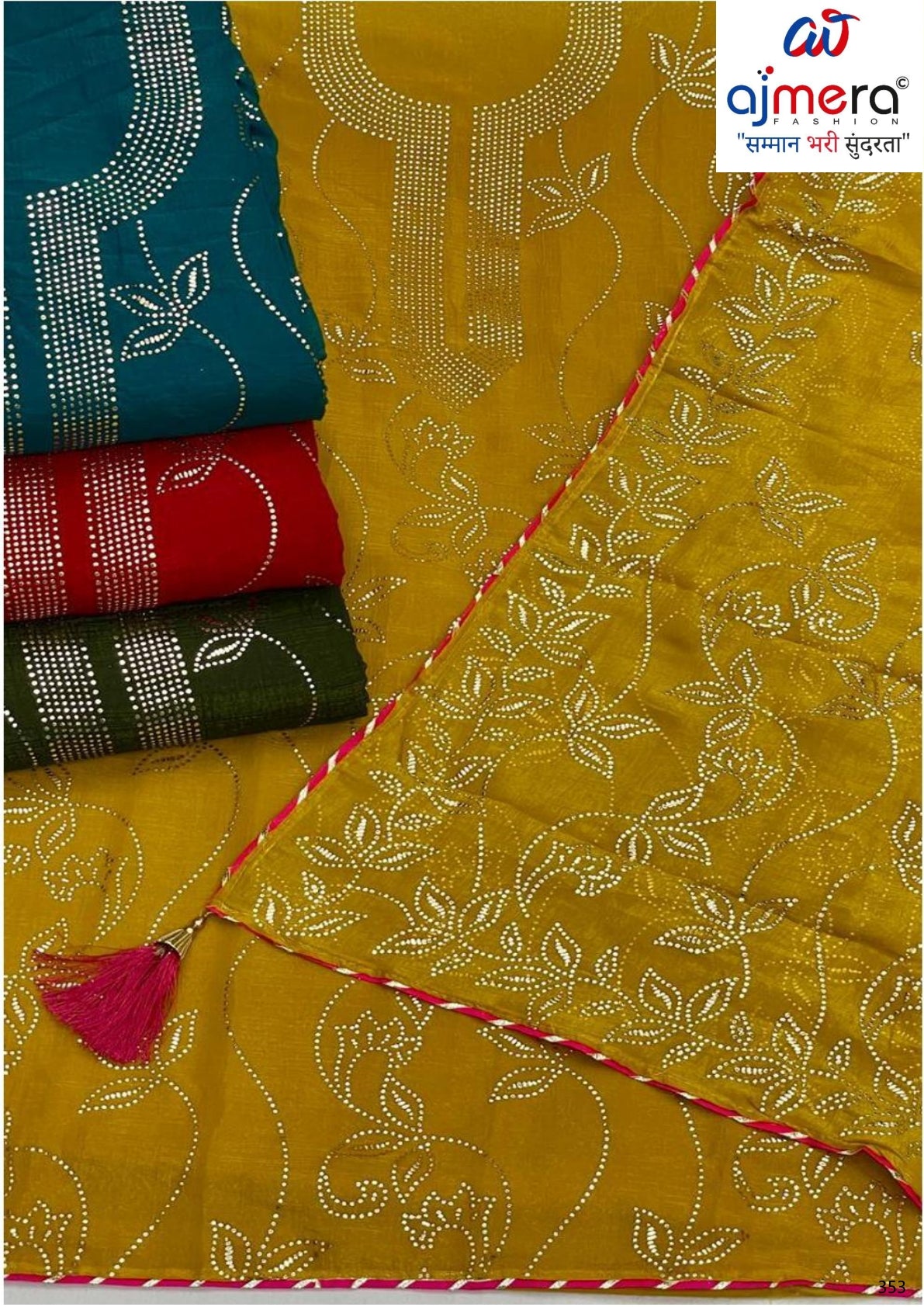 Premium Simar Unstitched Suit Set | AAR-FUSION