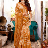 Chic Printed Saree with Blouse Piece for Sophisticated Ethnic Style  | PRM-APARNA BHABHI