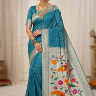 Celebration Rapier Silk Matching Saree With Blouse Piece | DKS-SAFALI