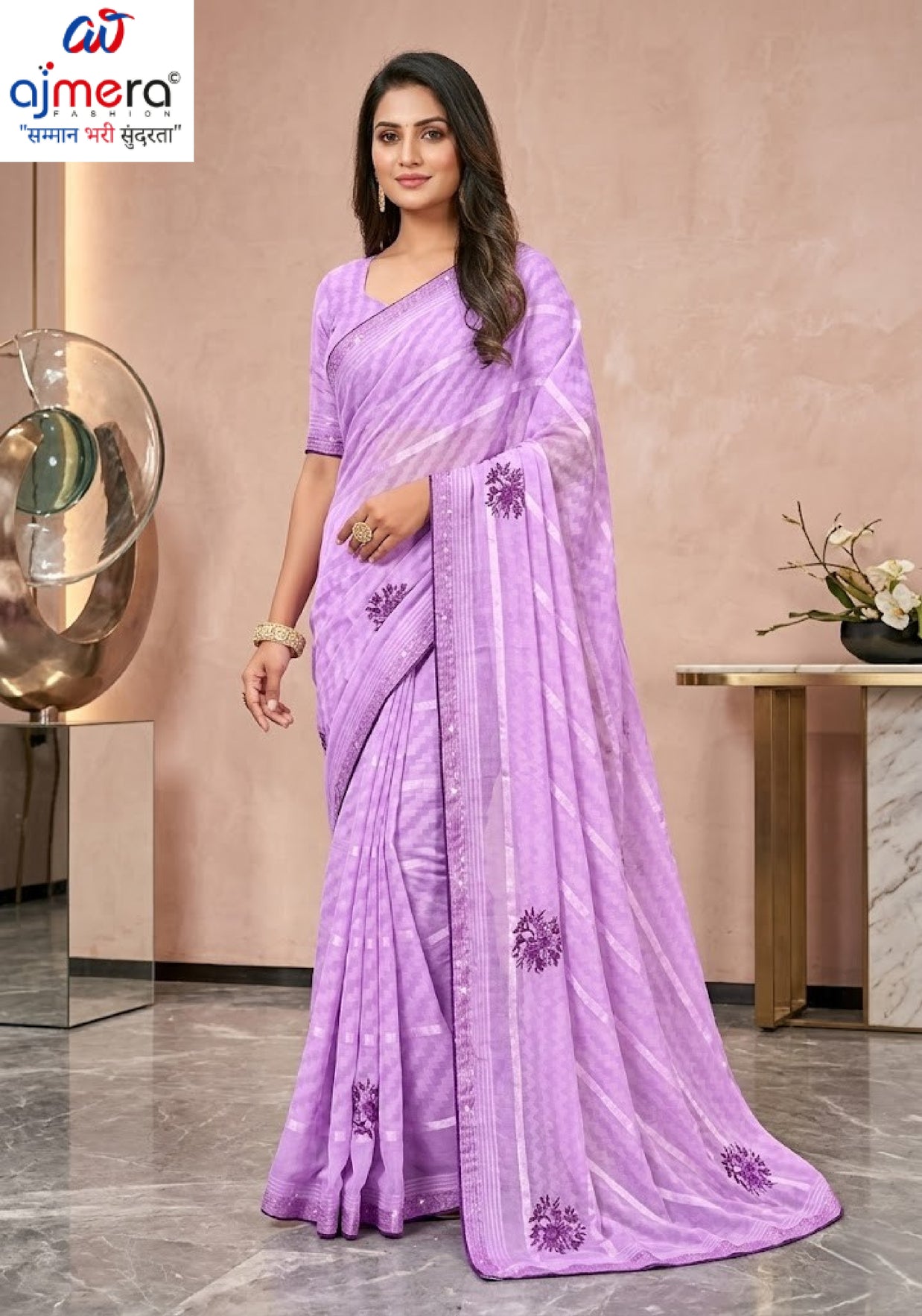 Classic Printed Saree with Blouse Piece for Timeless Traditional Style | PRM-KACHI KALI