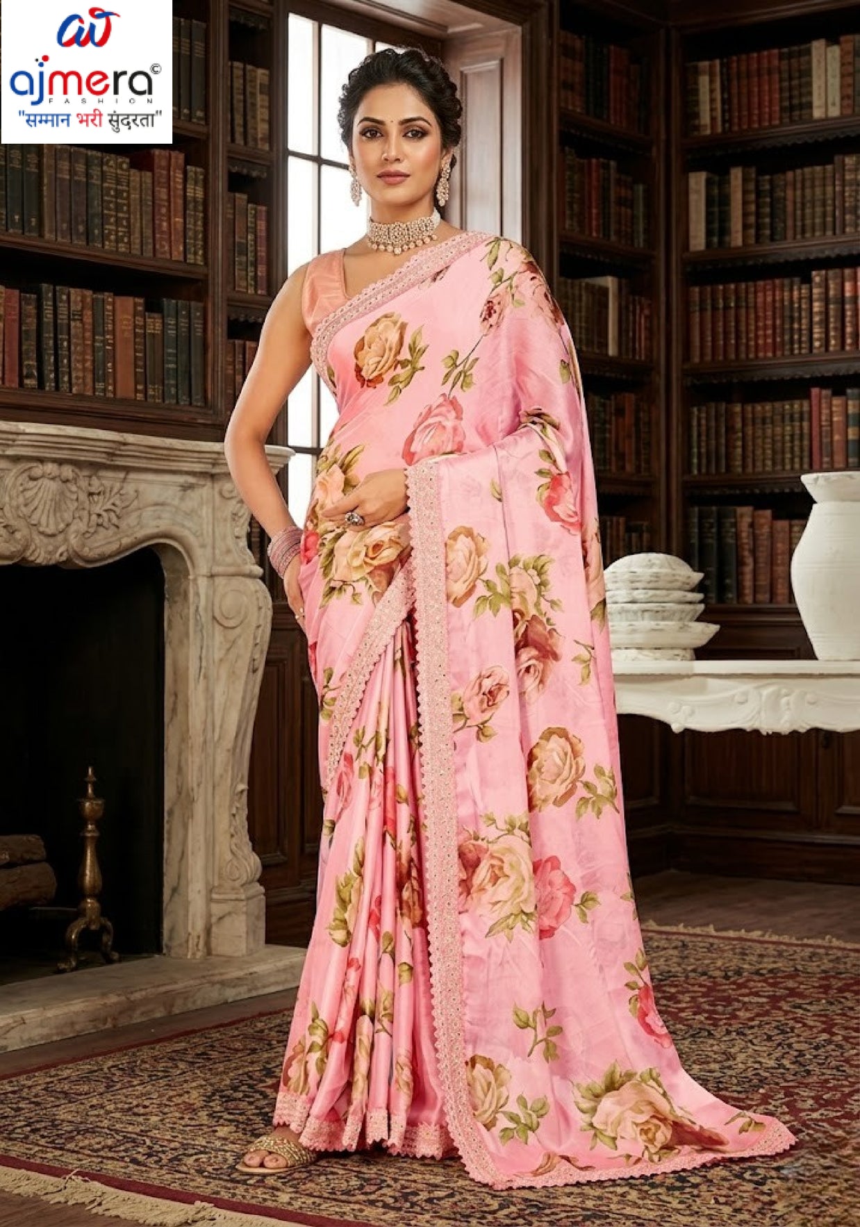 Premium Printed Saree with Matching Blouse Piece for Ethnic Elegance | RDD-GULISTA