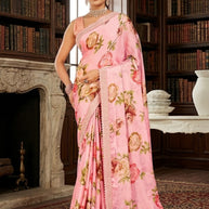 Premium Printed Saree with Matching Blouse Piece for Ethnic Elegance | RDD-GULISTA
