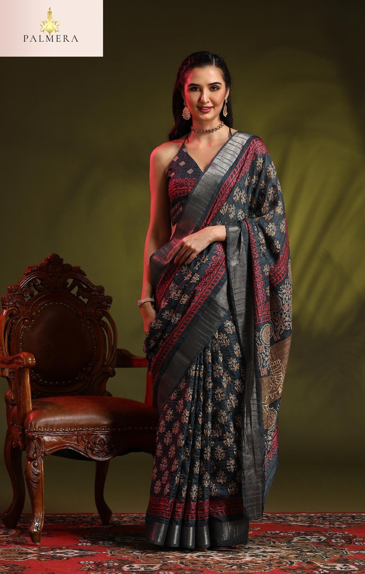 Holland Silk Handloom Silk Saree with Blouse for Premium Ethnic and Traditional Wear | ALL-HOLLAND SILK-04