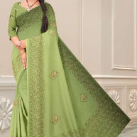 Weightless Print Loose Saree with Blouse for Premium Ethnic and Traditional Wear | SSR-OVIYA