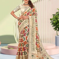 Beautiful Printed Saree with Blouse Piece for Cultural Celebrations #3 | RDD-RANGKALA VOL-05