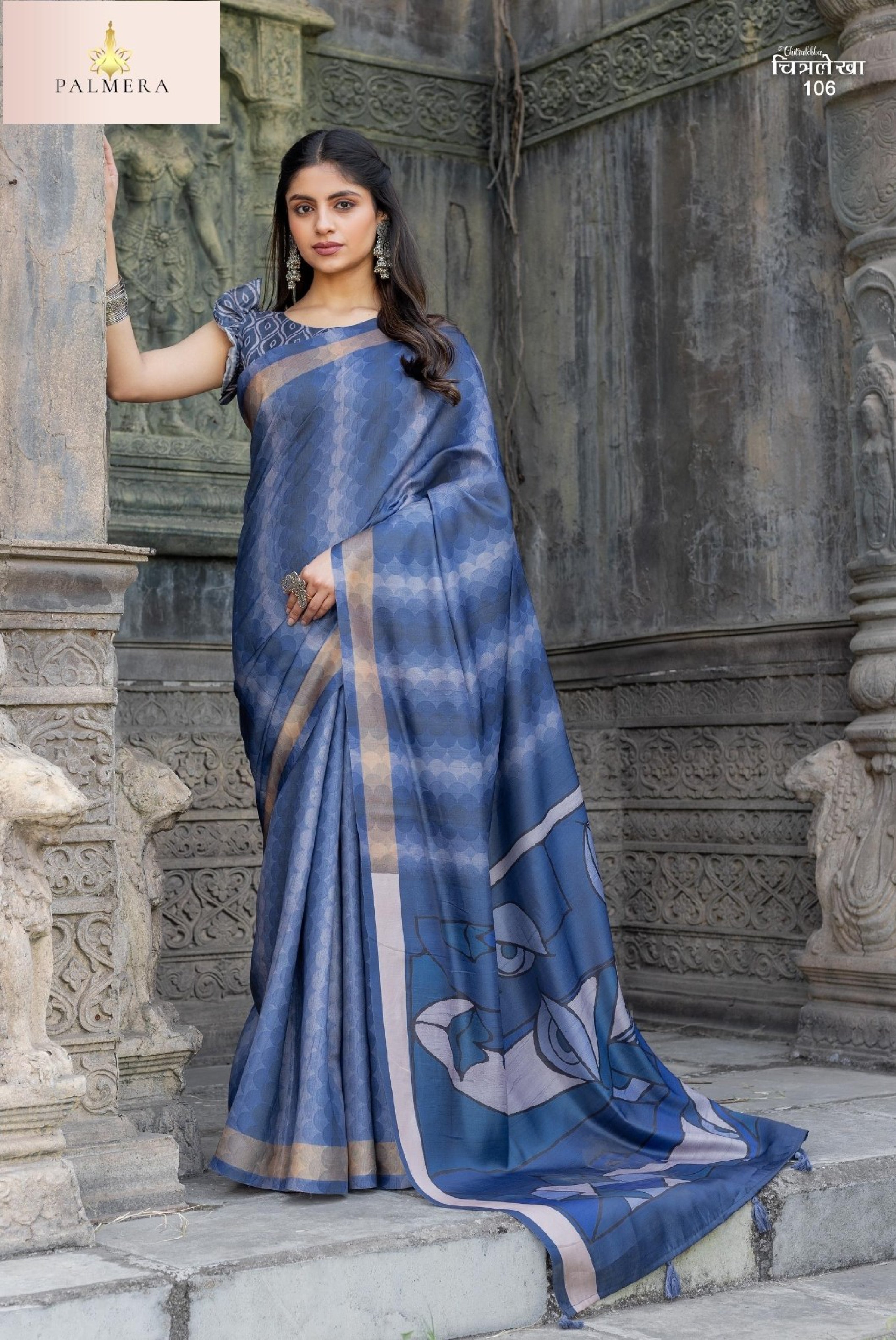 Chitralekha Tussar Saree with Blouse for Premium Ethnic and Designer Wear | ALL-CHITRALEKHA VOL-01